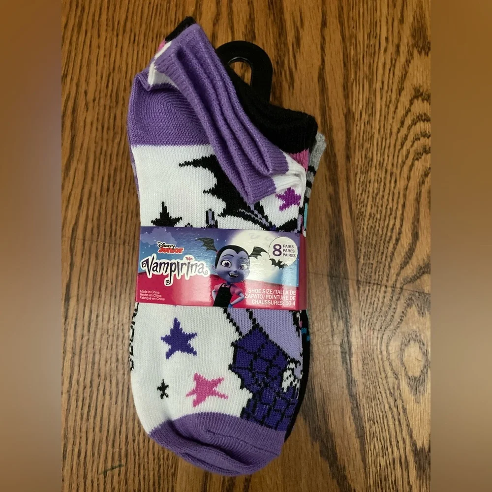 Disney’s Vamperina Kids Socks - 8 Pairs